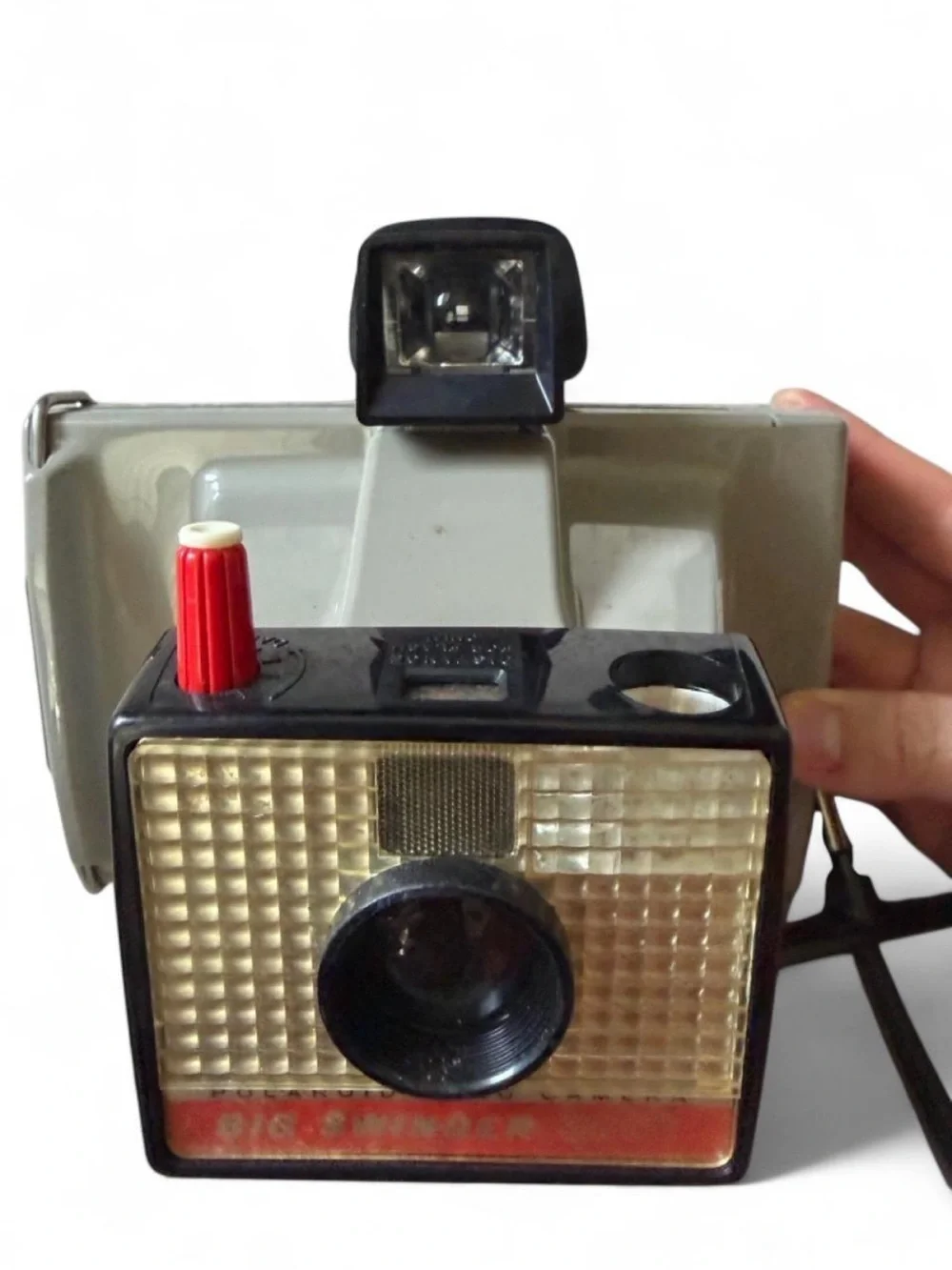 Polaroid 1960s Big Swinger Camera with Original Polaroid Case